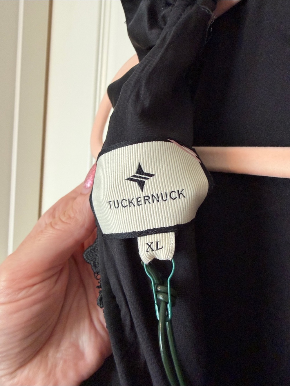 Tuckernuck Black Dress with Lace Trim - Picture 2 of 4